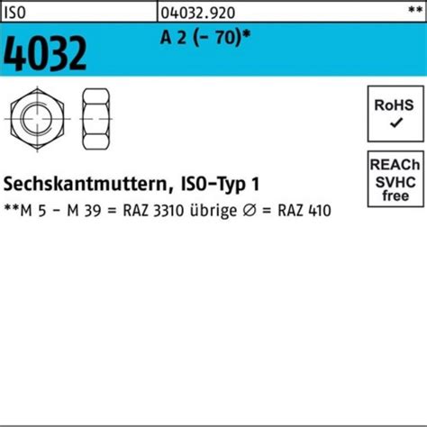 mutter iso 4032|iso 4032 technische daten.